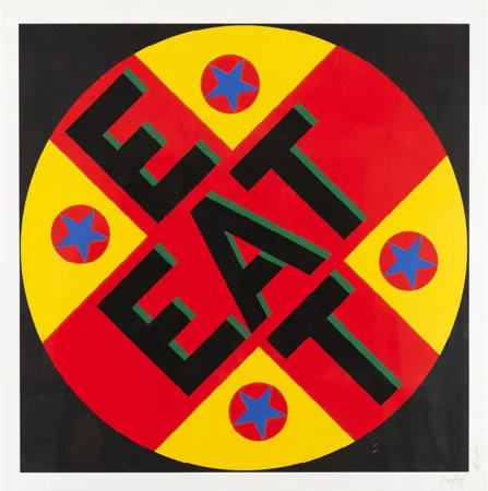 Zeefdruk Indiana - The American Dream No. 2 - Eat