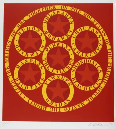 Lithografie Indiana - The Calumet, from 