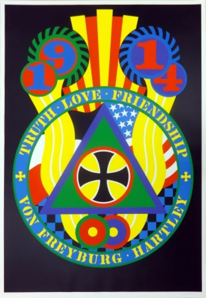 Zeefdruk Indiana - The Hartley Elegies: Berlin Series, KvF V, 1990