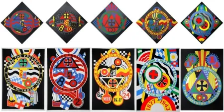 Zeefdruk Indiana - The Hartley Elegies: The Berlin Series - KvF I - X