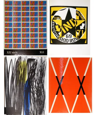 Geïllustreerd Boek Indiana - XXe SIÈCLE (nouvelle série). n° 41 (XLI). US Art II. Panorama 73**. XXXIIIe année. Décembre 1973 (H. Hartung, R. Indiana)