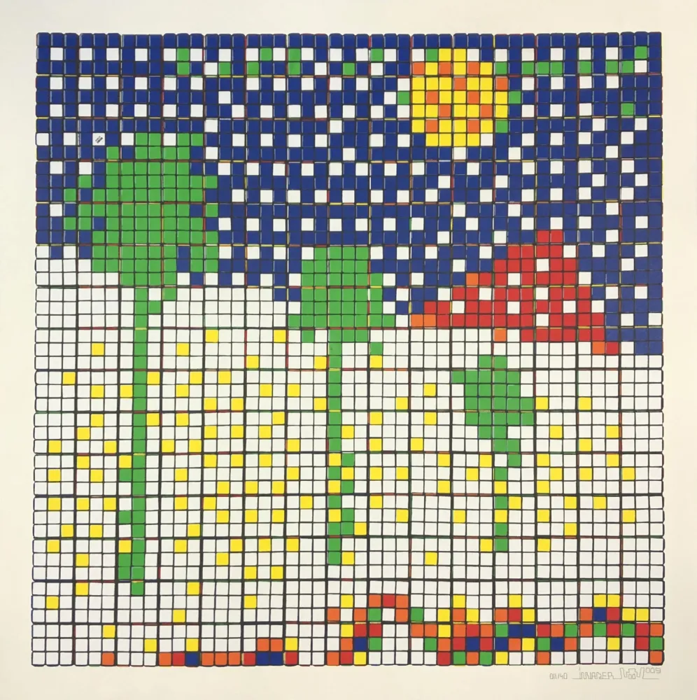 Zeefdruk Invader - Boys Don’t Cry