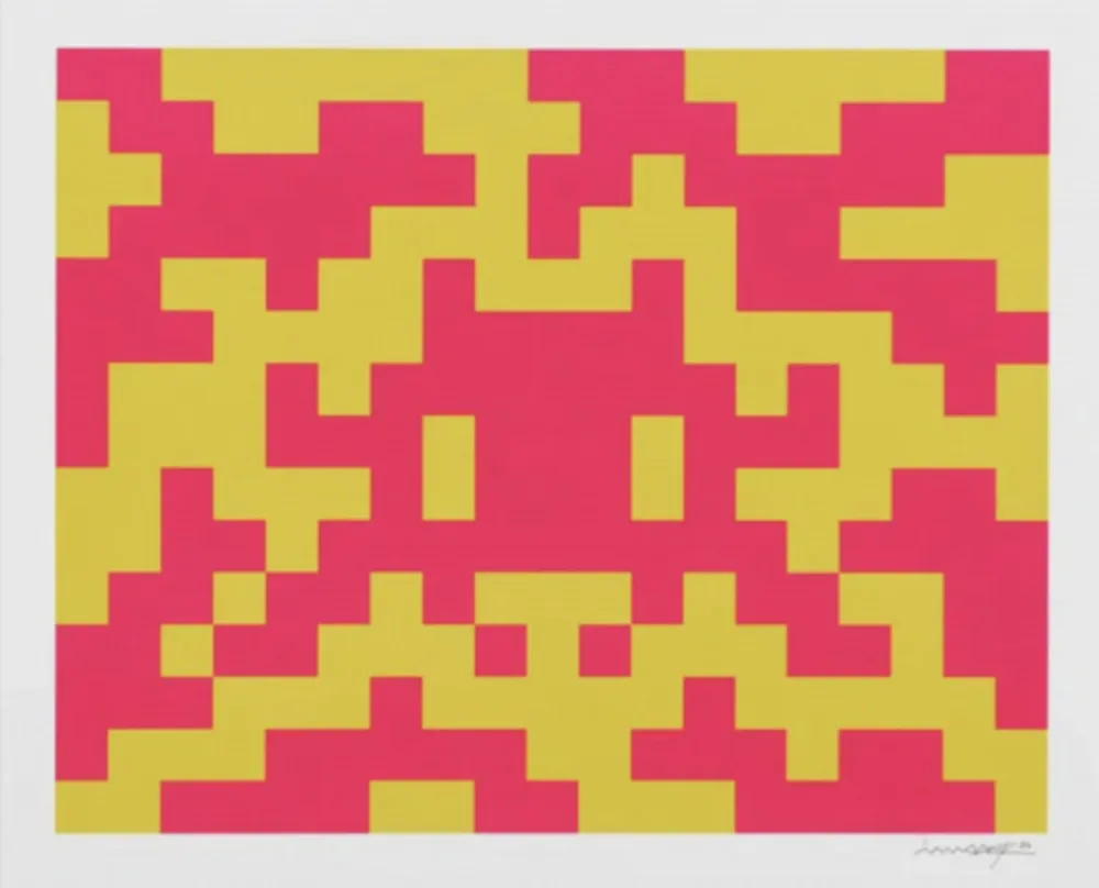 Zeefdruk Invader - Camo M-2C-M1