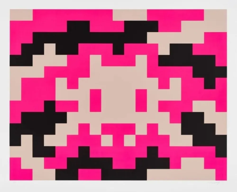 Zeefdruk Invader - CAMO XXL-3C-M1