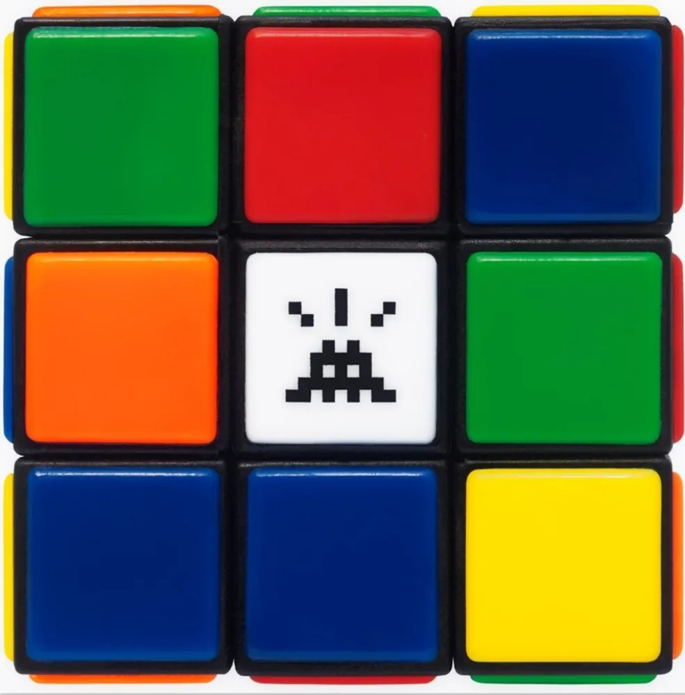 Digitale Print Invader - Invaded Cube