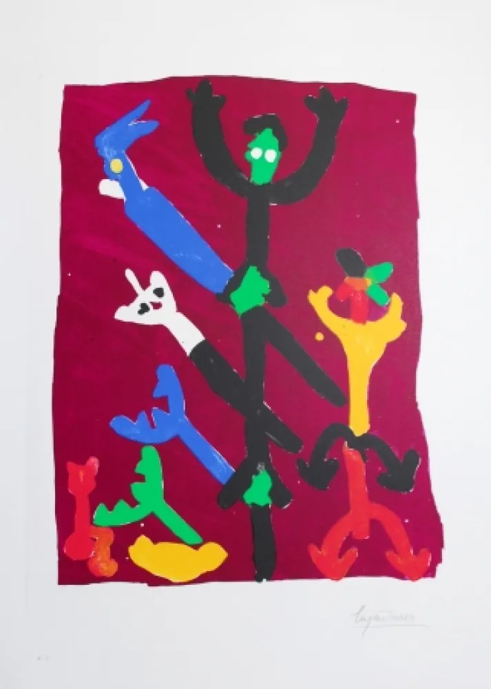 Lithografie Ionesco - LE PEUPLE DES ARBRES