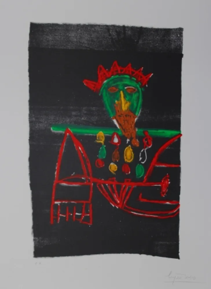 Lithografie Ionesco - Le zar