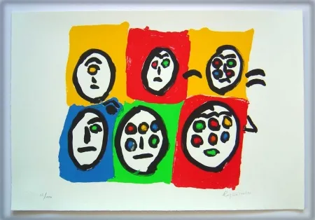 Lithografie Ionesco - Les multi-yeux