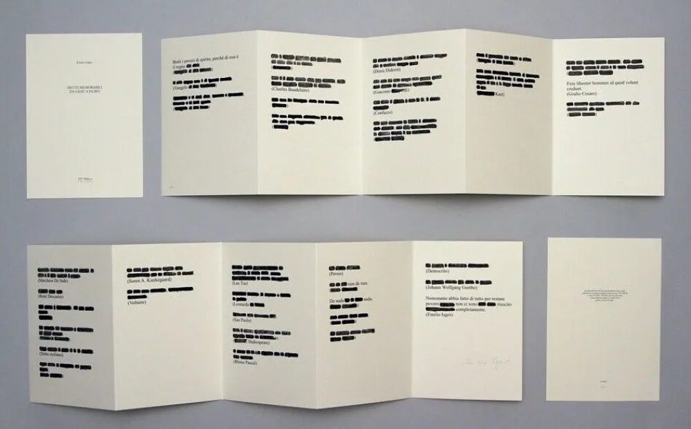 Lithografie Isgro - Detti memorabili da Gesù a Isgrò