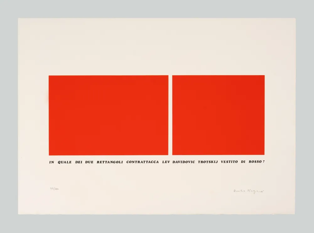 Zeefdruk Isgro - In quale dei due rettangoli contrattacca Led Dadidovic Trotskji vestito di rosso?