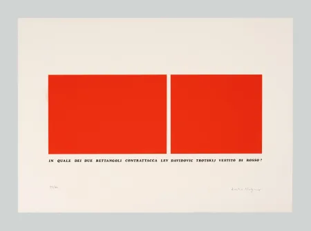 Zeefdruk Isgro - In quale dei due rettangoli contrattacca Led Dadidovic Trotskji vestito di rosso?
