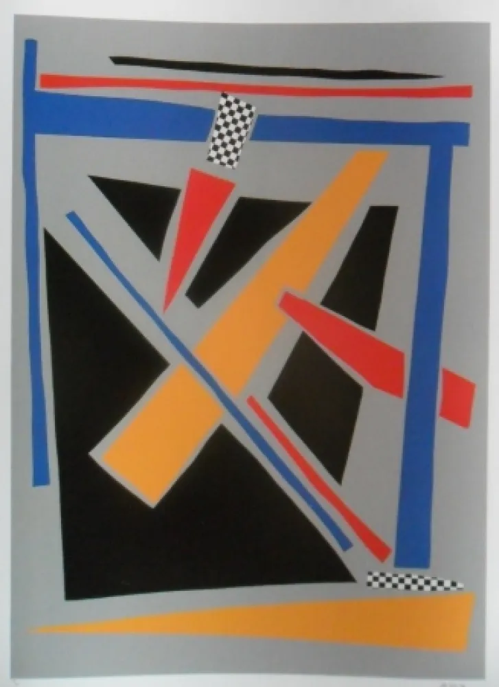 Zeefdruk Jacobsen - Visions Sculpturales I