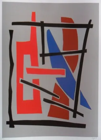 Zeefdruk Jacobsen - Visions Sculpturales III