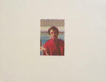 Ets En Aquatint Jacquet - Portrait de Mario Schifano