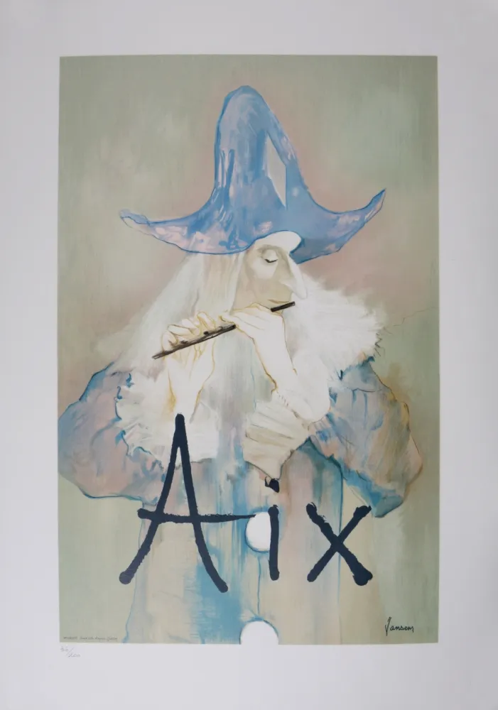 Lithografie Jansem - Aix, 1983