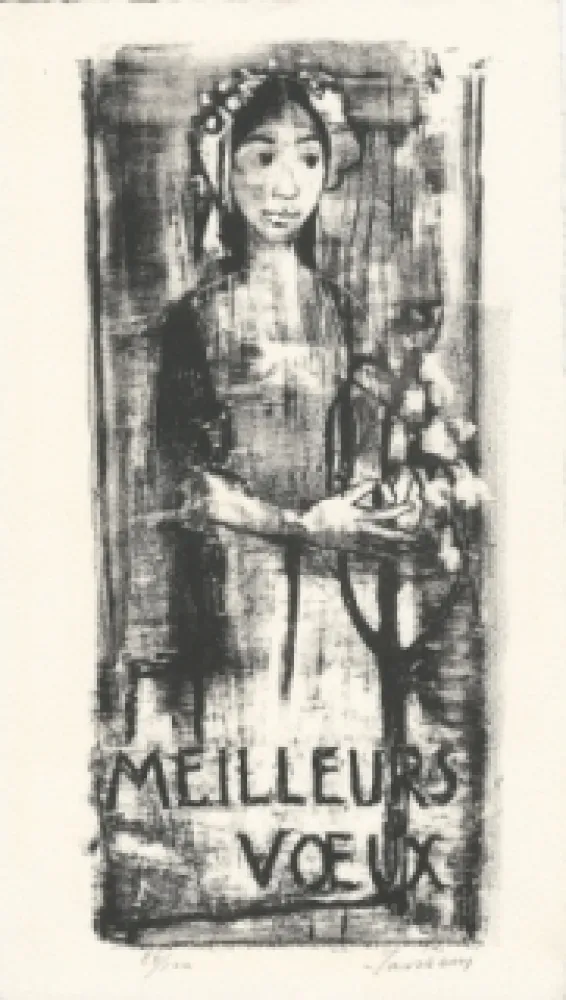 Lithografie Jansem - Carte de voeux