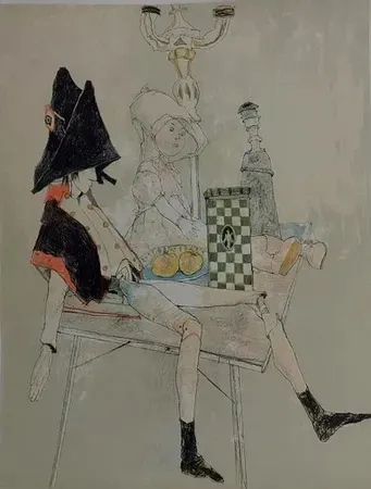 Lithografie Jansem - Le petit soldat (1993)