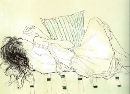 Lithografie Jansem - Solange du Dos