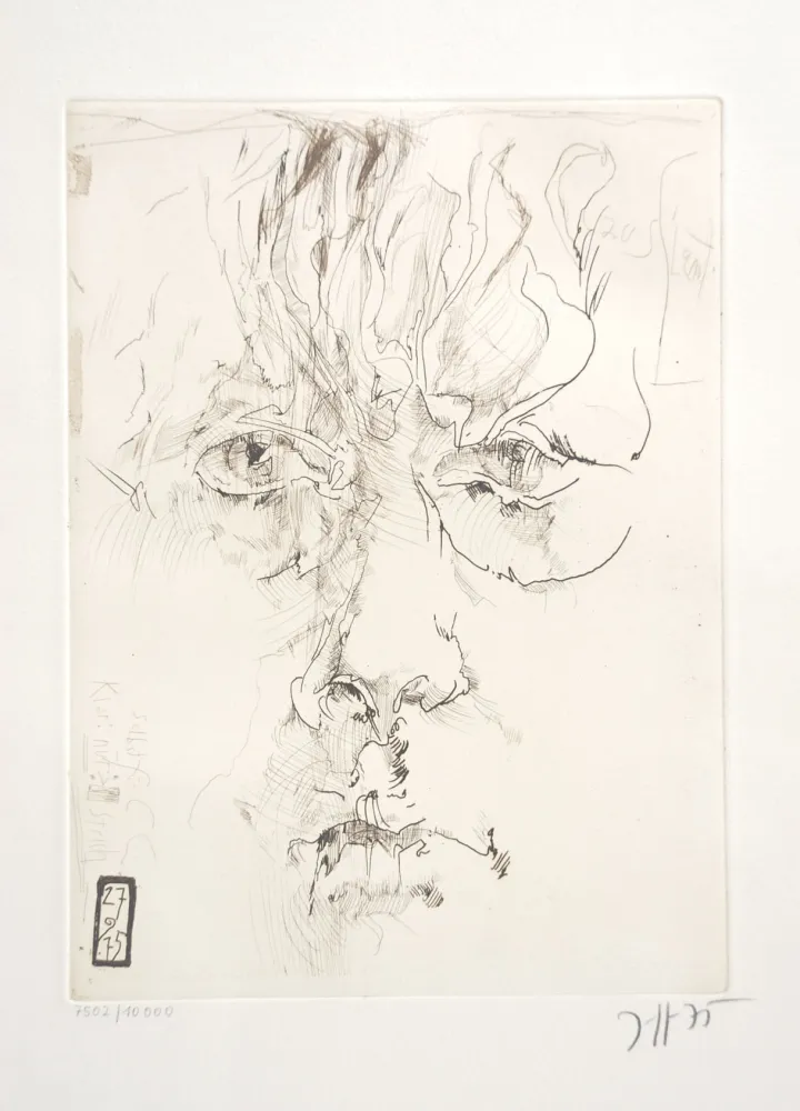 Ets Janssen - Autoportrait