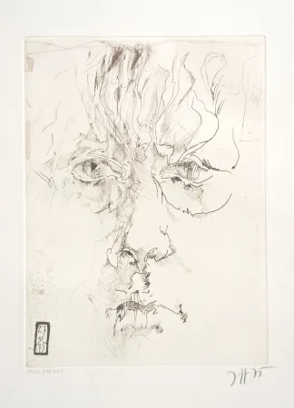 Ets Janssen - Autoportrait