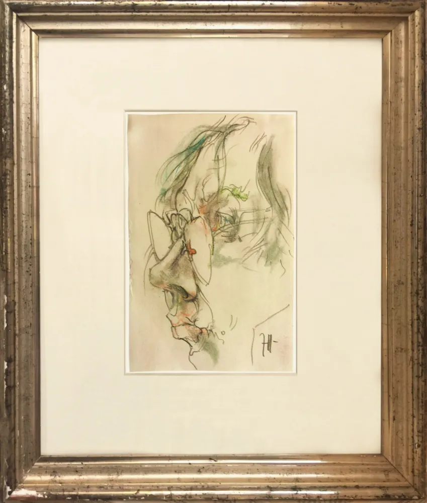 Geen Techniek Janssen - Selfportrait on profile