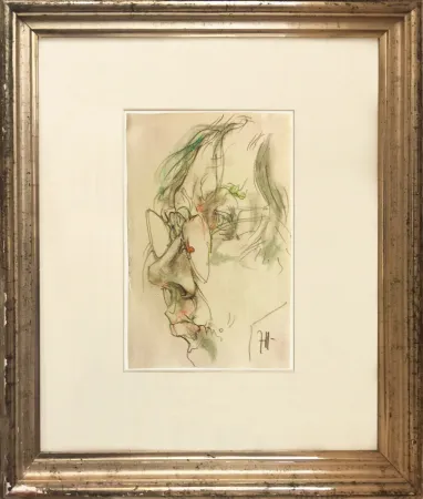 Geen Techniek Janssen - Selfportrait on profile