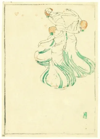 Houtsnede Jarke - Spring