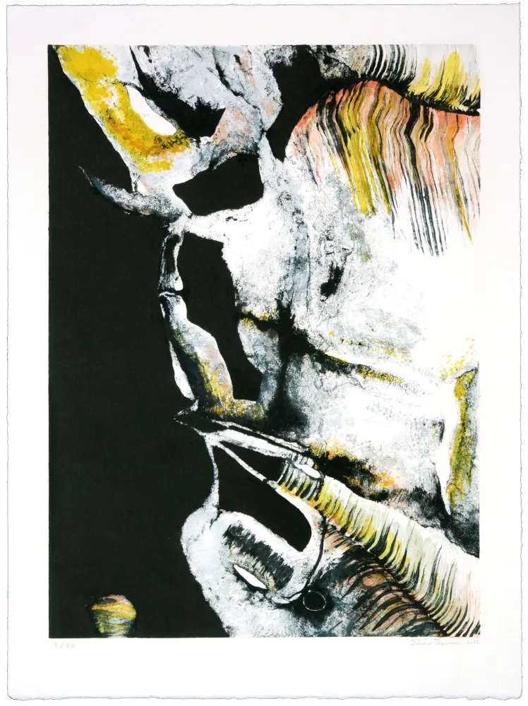 Lithografie Jarrosson - Naissance de fossiles