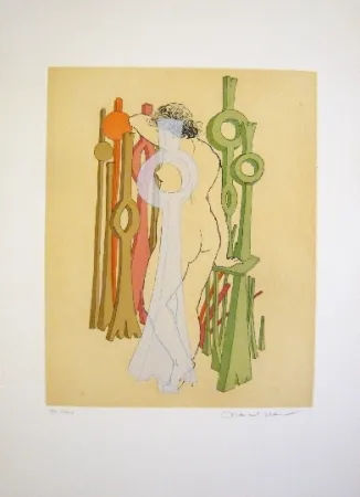 Ets En Aquatint Jean - Composition