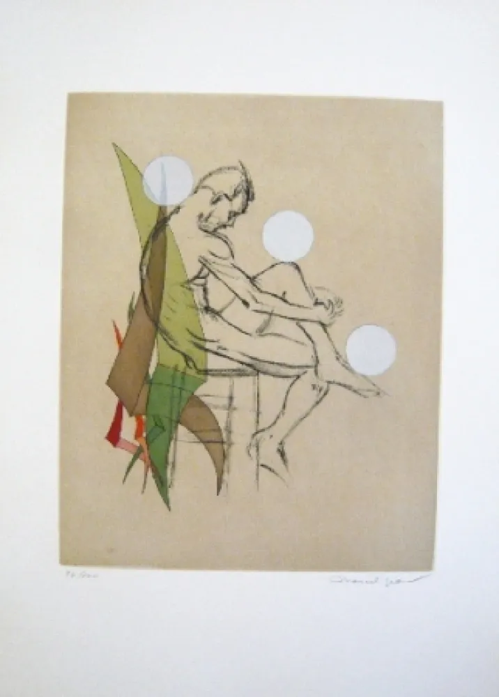 Ets En Aquatint Jean - Composition 