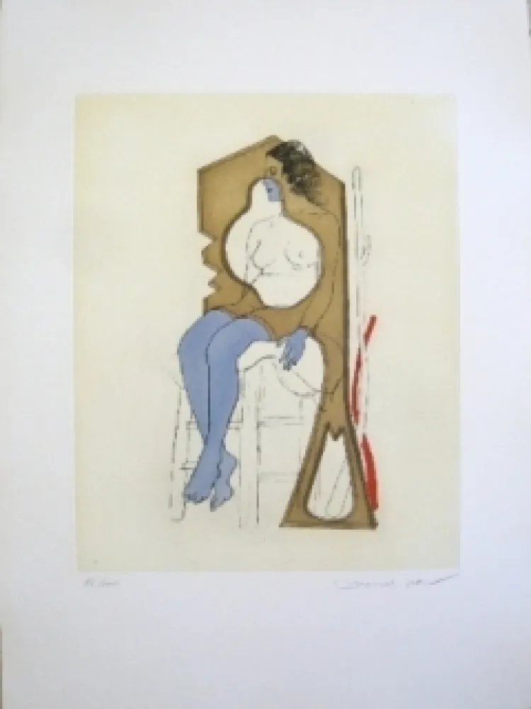 Ets En Aquatint Jean - Composition 4