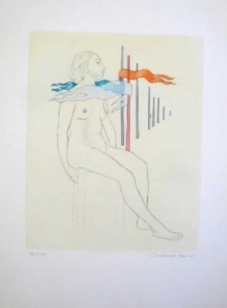 Ets En Aquatint Jean - Composition