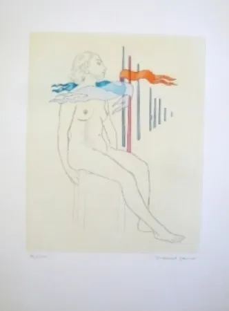 Ets En Aquatint Jean - Composition