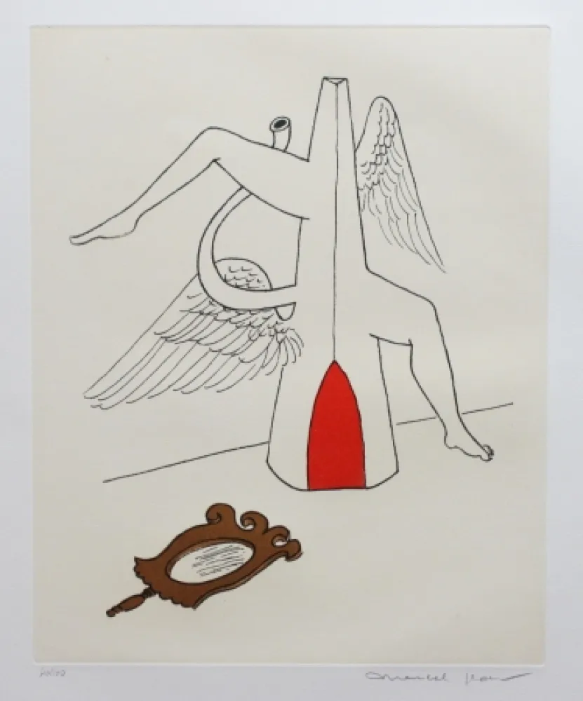 Ets En Aquatint Jean - Miroir