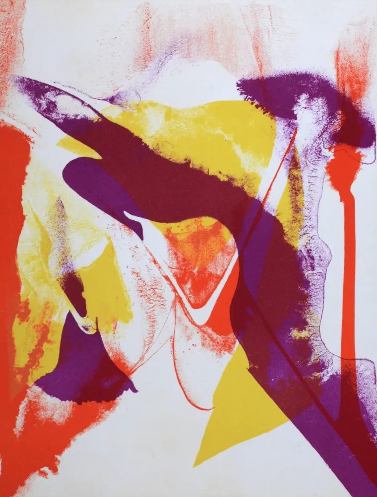 Lithografie Jenkins - Composition, 1965 