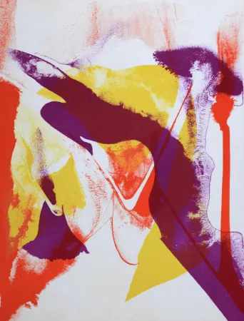 Lithografie Jenkins - Composition, 1965 