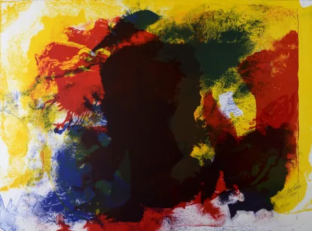 Lithografie Jenkins - Five Invocations #2 - Hand-signed