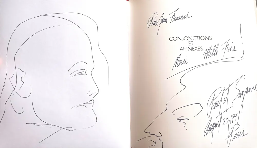 Geen Techniek Jenkins - Two Portraits in Ink, signed and dated - Conjonctions et Anexes, 1991