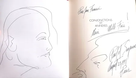 Geen Techniek Jenkins - Two Portraits in Ink, signed and dated - Conjonctions et Anexes, 1991