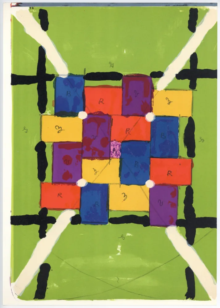 Lithografie Jensen - Puzzle I