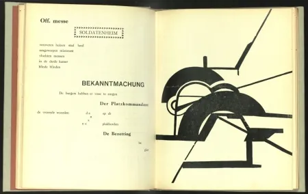 Houtsnede Jespers - Bezette Stad