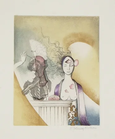 Ets En Aquatint Johnny Nilsson - Titre inconnu