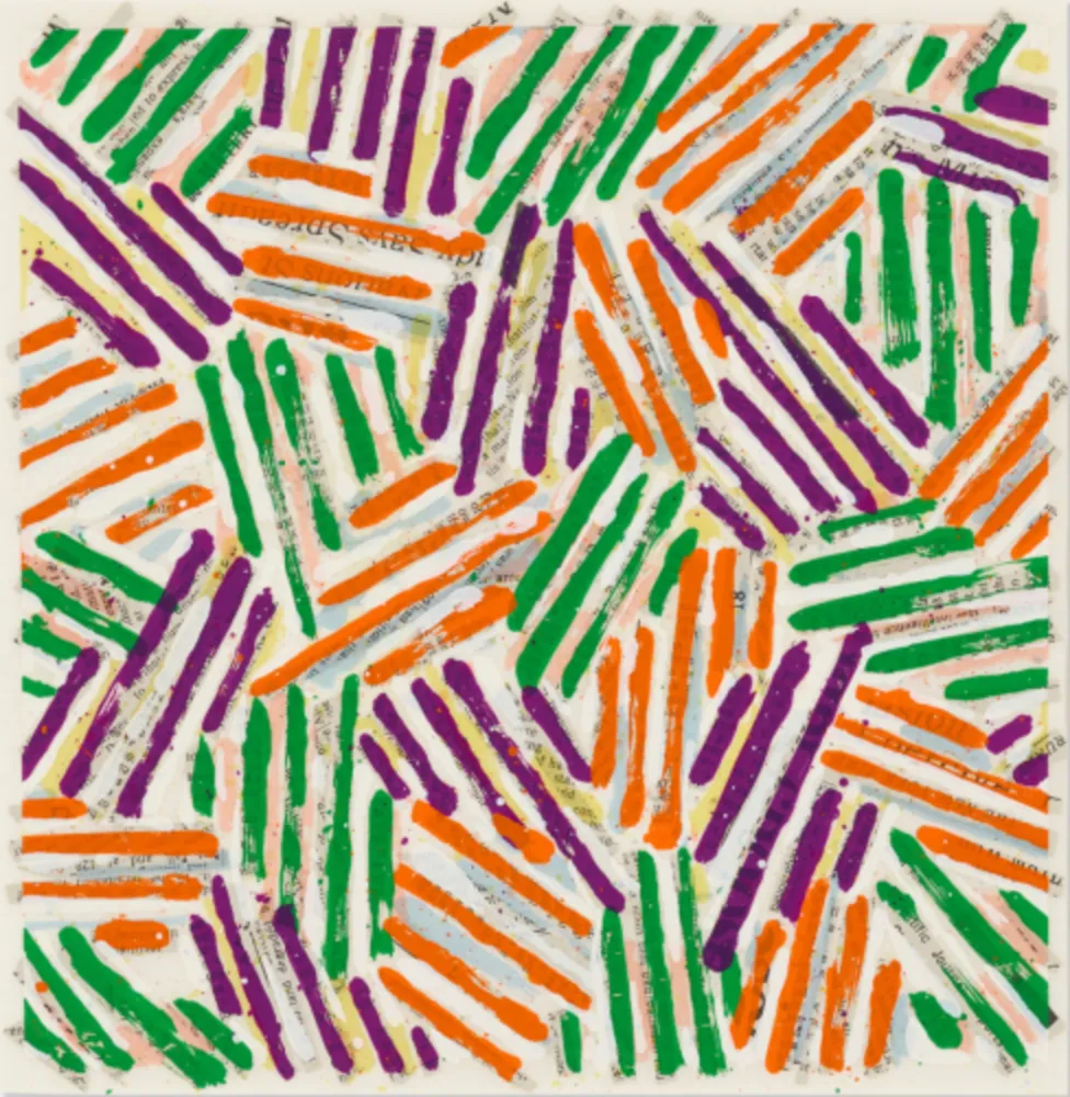 Zeefdruk Johns - Cross Hatch