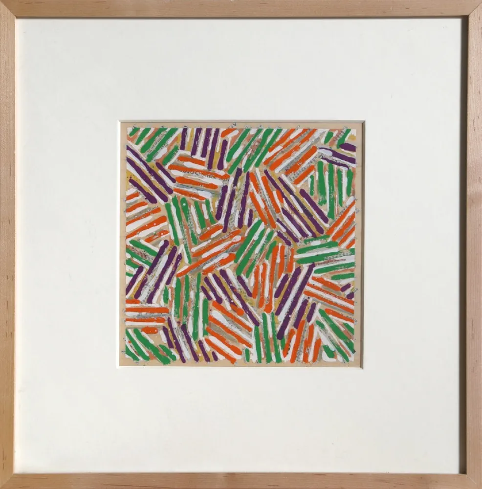 Zeefdruk Johns - Crosshatch
