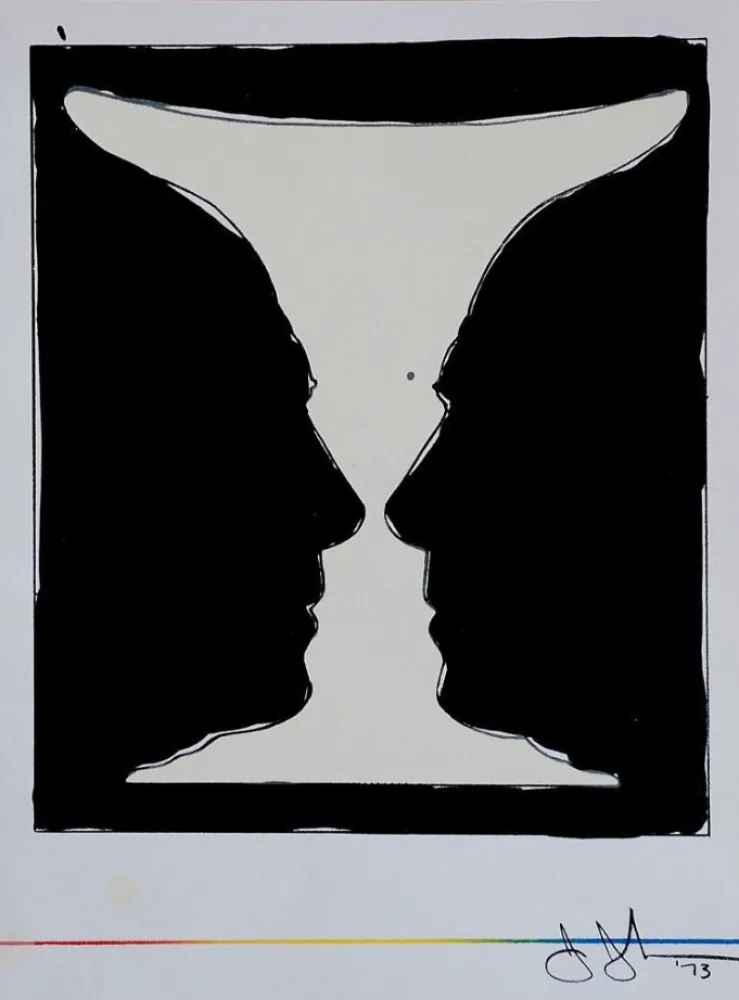 Lithografie Johns - Cup two Picasso