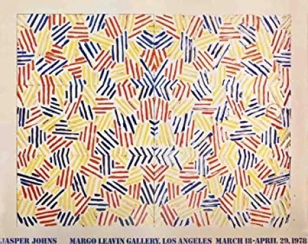 Lithografie Johns - Exposition Margo Learin Gallery, Los Angeles , 1978