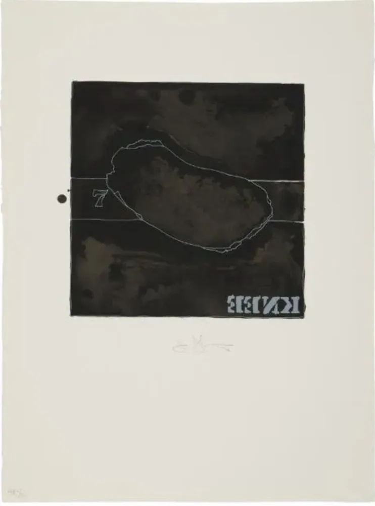 Lithografie Johns - Knee