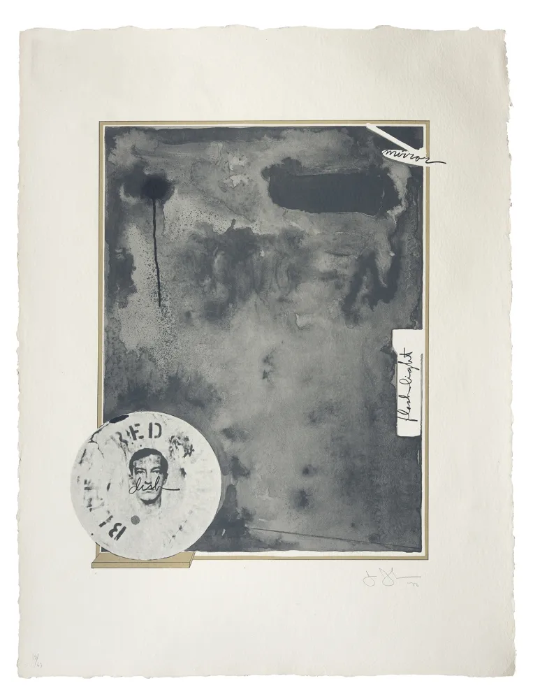 Lithografie Johns - Souvenir I