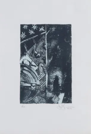 Lithografie Johns - Summer (Blue)