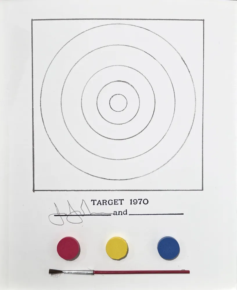 Lithografie Johns - Target